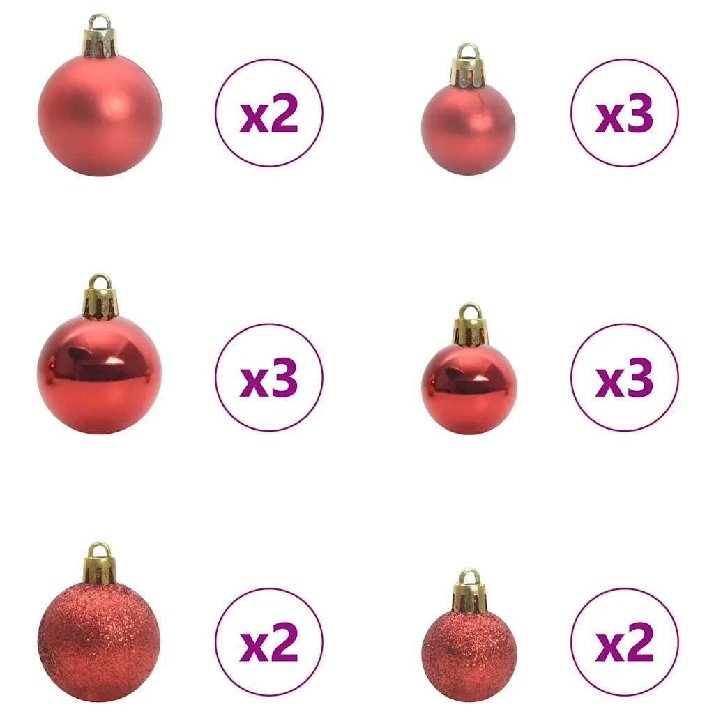 Albero di Natale Artificiale Imbiancato con Luci LED 150 cm 3396814