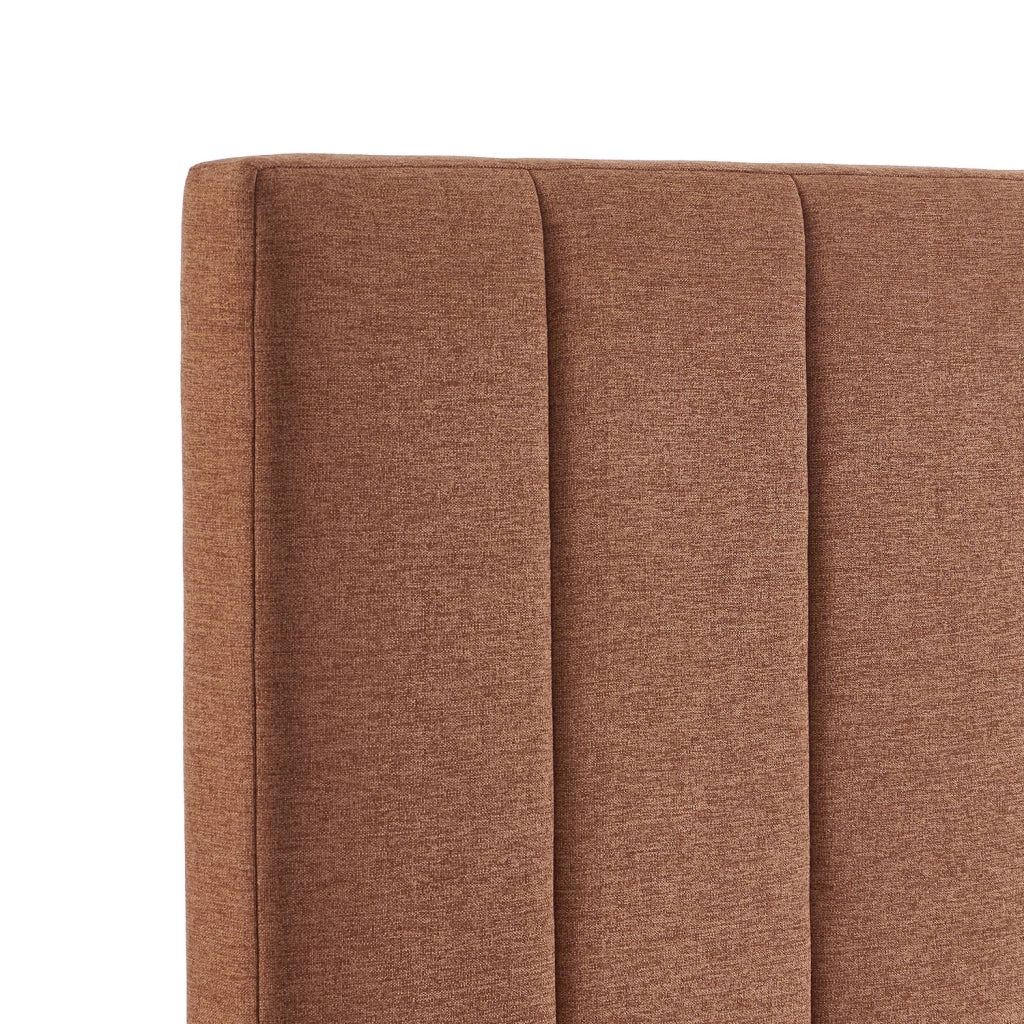 Testiera rivestimento tessuto 150cm, camel