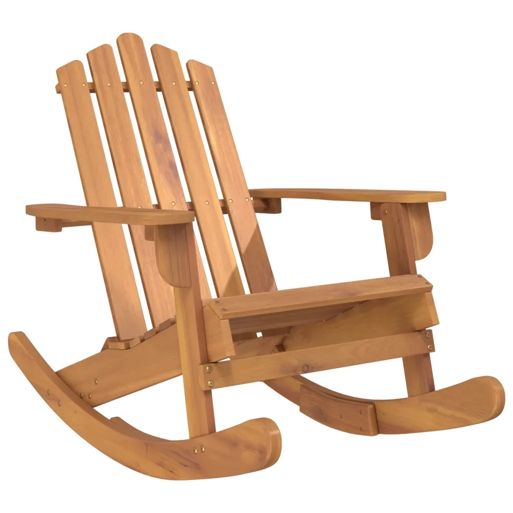 Set Salotto da Giardino Adirondack 3pz Legno Massello di Acacia 3152127