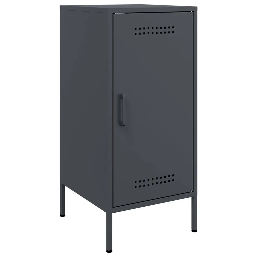 Credenze 2 pz | Madia | Buffet da pranzo | Armadio da pranzo Antracite 36x39x79 cm in Acciaio