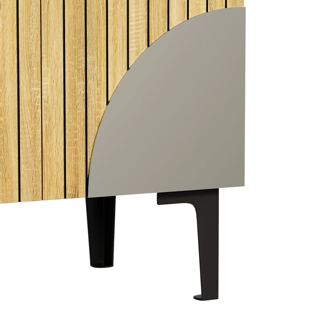 ARMADIO 160x36x94 cm in legno con 4 porte e 4 cassetti