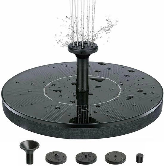 Fontana per Piscine e Piscine con Energia Solare con 4 Getti e Giocattolo Galleggiante per Piscine e Piscine