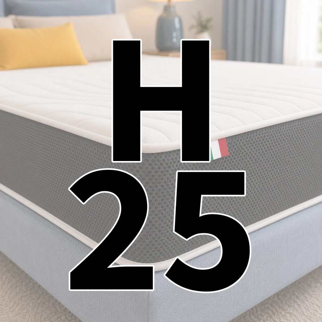 COMFY LINE Materasso Memory Matrimoniale 160X195 Cm Alto 25 ESSENTIAL