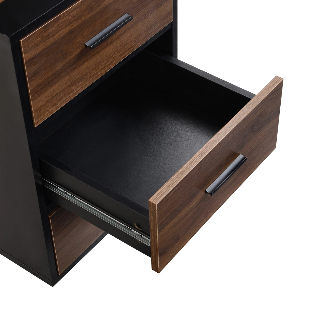 Scrivania con contenitore regolabile e supporto PC, 135,5 cm