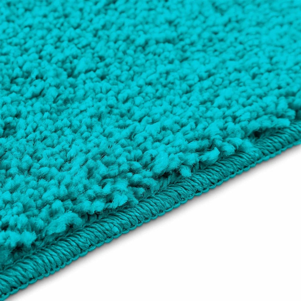 Tappetino da bagno antiscivolo Turchese 60 x 90 cm PP 4019840