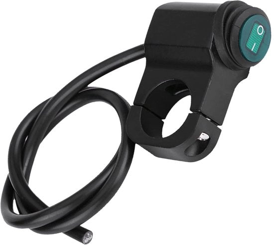 Interfaccia di commutazione per motori 12V - Impermeabile - Regolazione affidabile - Nero - Per motori e ATV - Duraturo e funzionale - Adatto per applicazioni diverse