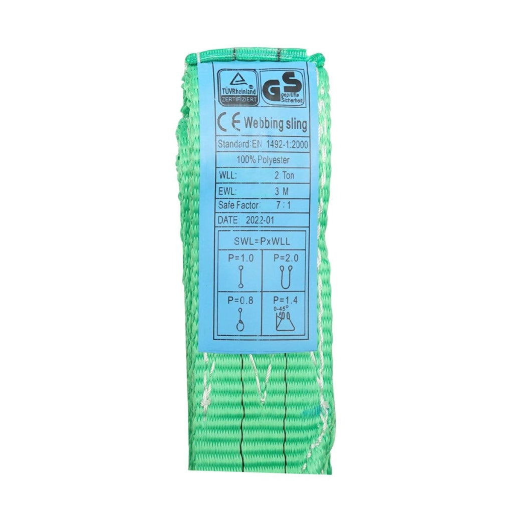 Cinghia di sollevamento 2T, 3m x 50mm