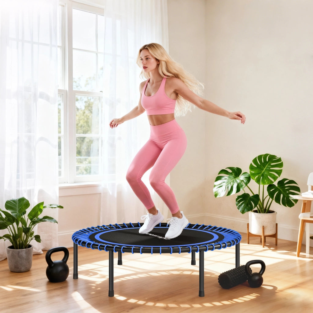 Letto a Soppalco Fitness ¨C Minimal ¨C Blu e Nero ?114 cm