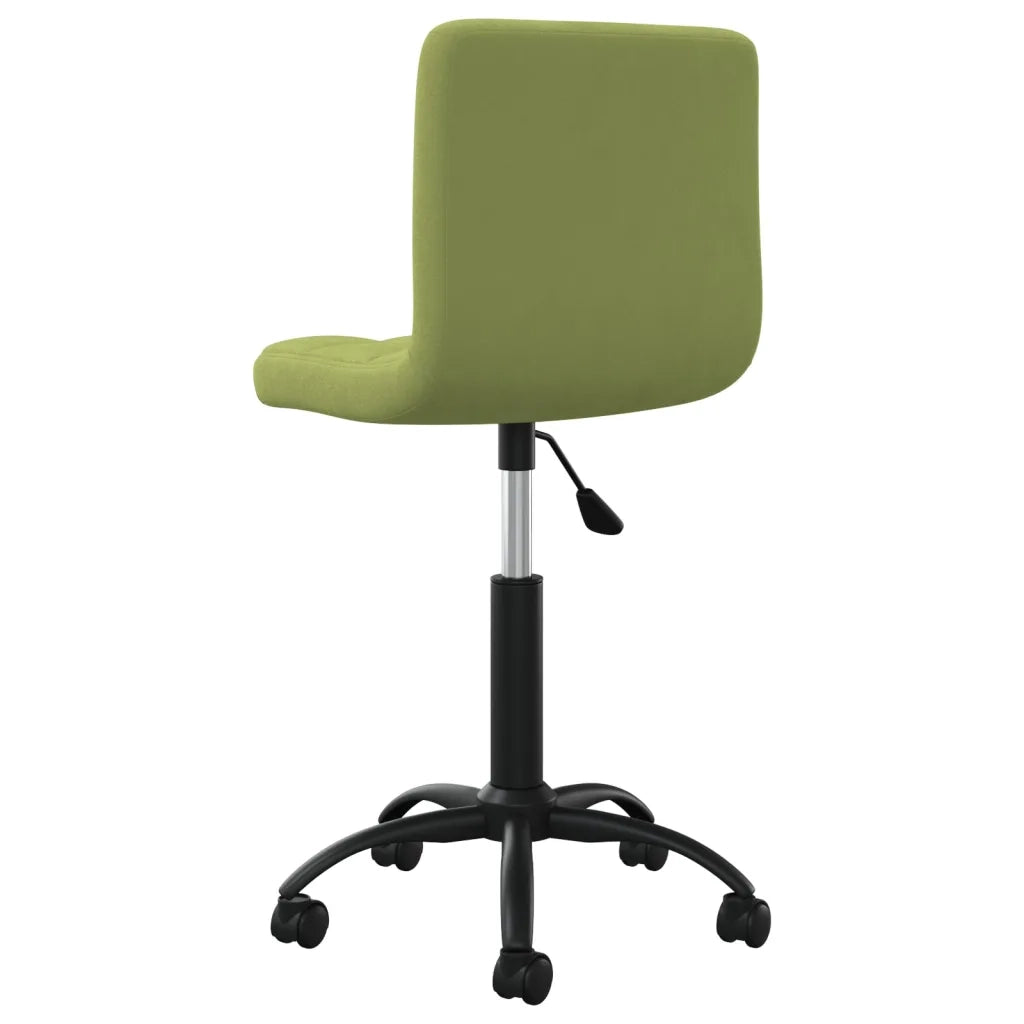 Sedia da Ufficio Girevole Verde Chiaro in Velluto 334358
