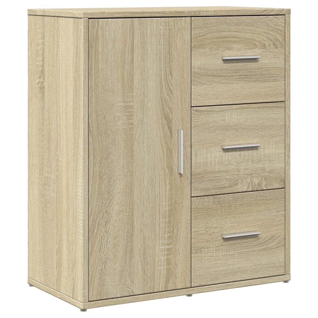Buffet credenza cassettiera armadio mobile contenitore organizer per cucina soggiorno salotti set di 2 Sonoma 60 x 31 x 70 cm in legno ingegnerizzato marrone 02_0036817