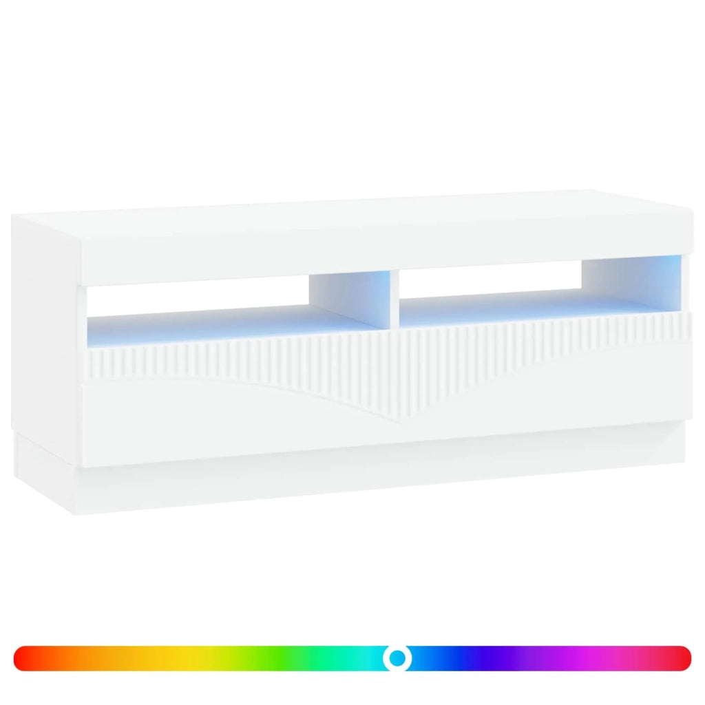 Mobile TV LED Bianco Legno ingegnerizzato 897425
