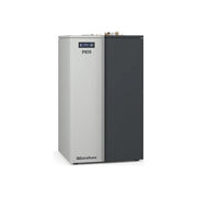 Extraflame PK15 Caldaia a Pellet 15 kW Serbatoio 75 Kg Wi-Fi Integrato (139.8x82.2x74.5 cm) colore Grigio Chiaro