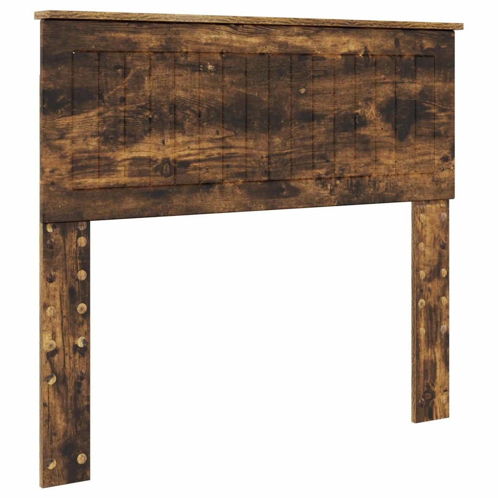 Struttura del letto Rovere fumé 100 x 200 cm Pino massello 3410640