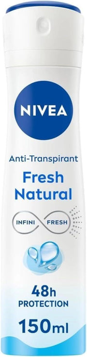 NIVEA DEODORANTE SPRAY 150 ML FRESH NATURAL