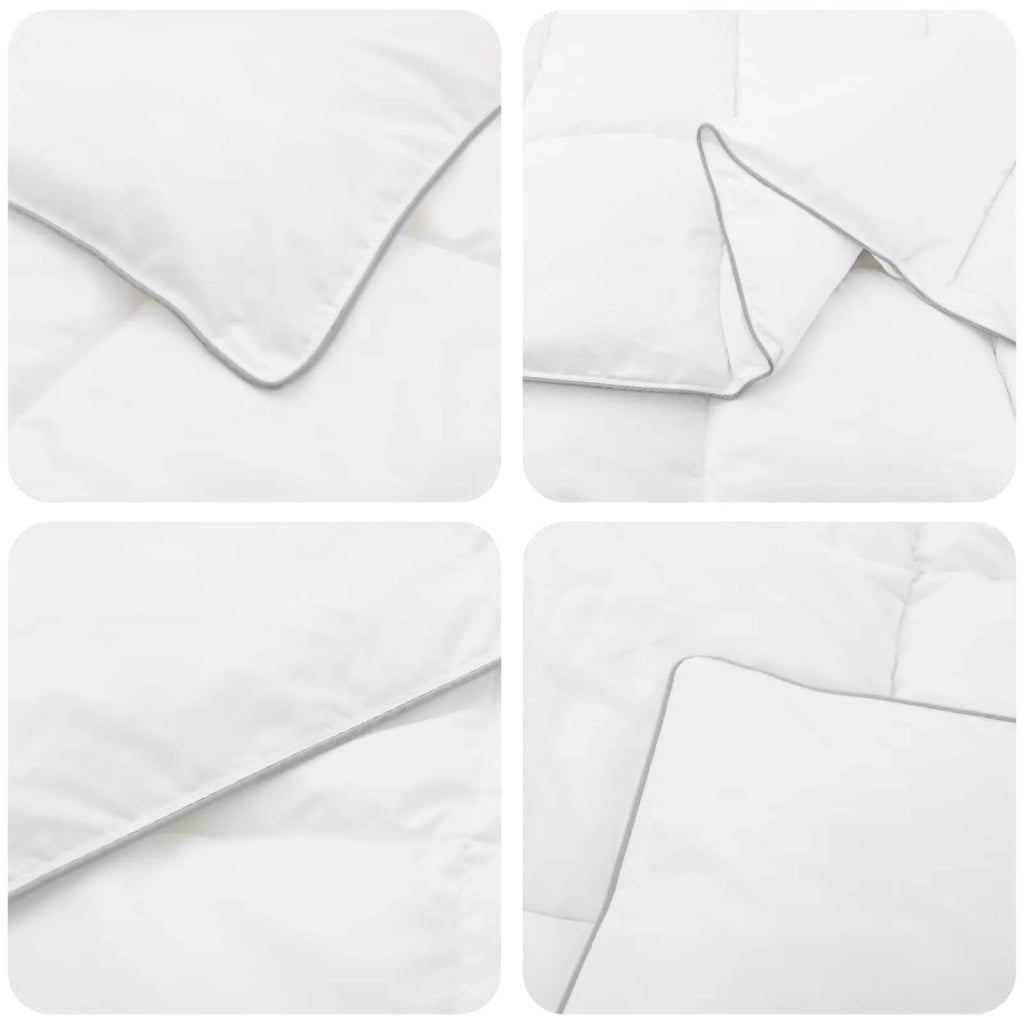 Piumone Bianco 220 x 240 cm Fibra di bambù 42041945