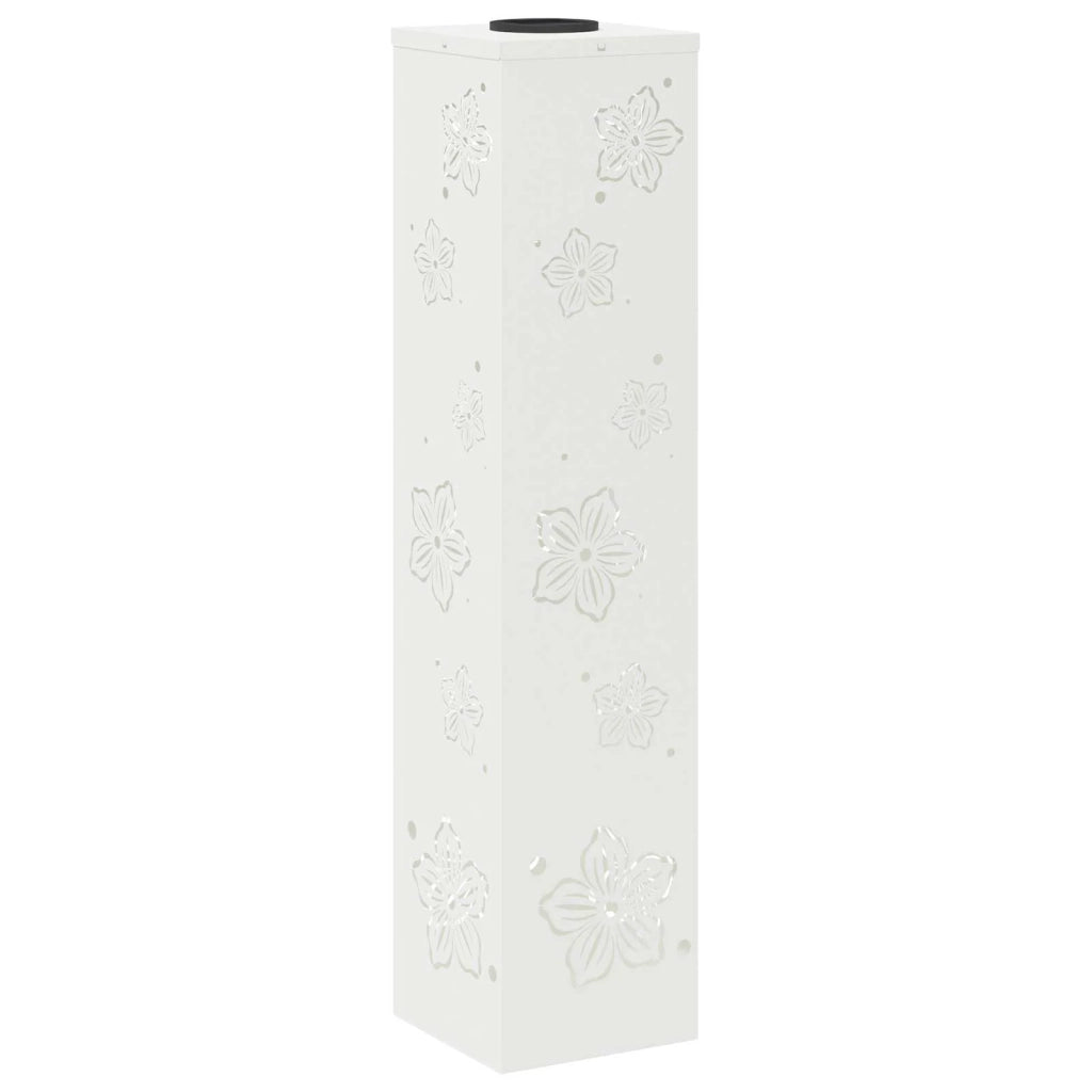 Faro LED solare per sentieri 2 pcs Bianco 879745