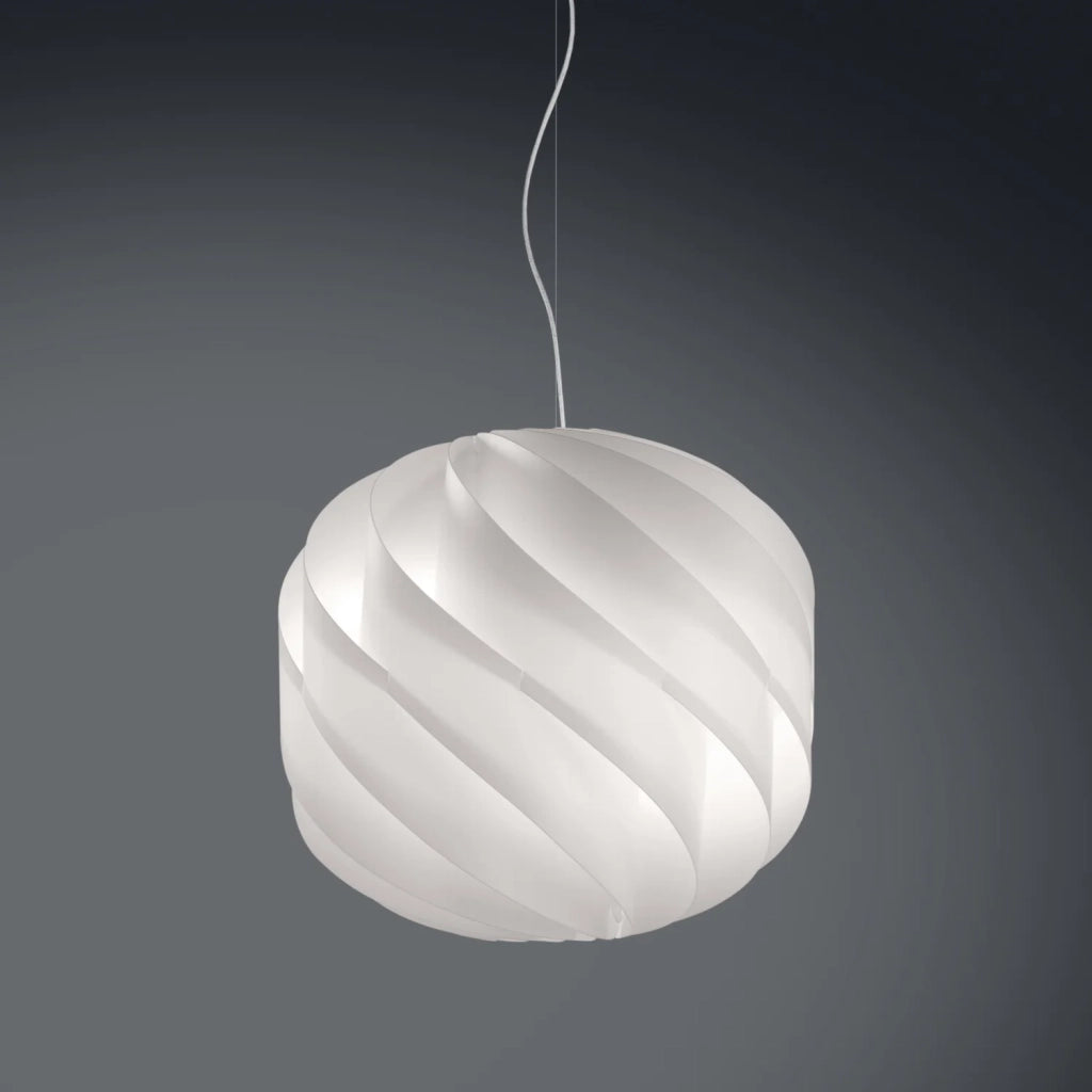 Sospensione Da Esterno Moderna Globe Polilux ® Bianco 1 Luce E27 D40Cm