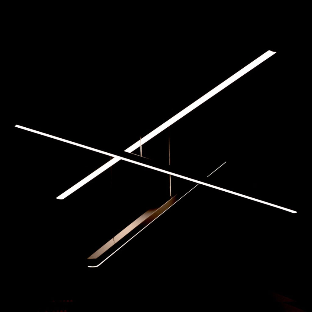Lampada a sospensione Trio Maxlight LED 36W nera dimmer