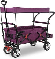 Carrello per bambini - Carrello con maniglia da traino - Blu