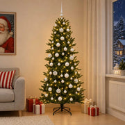 Albero di Natale artificiale con palline 180 cm 300 LED 3467056