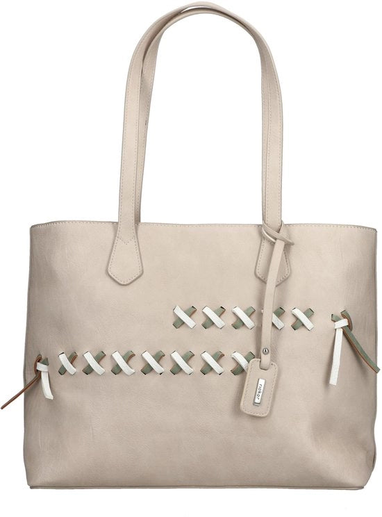 Borsa Shopper Donna, Beige