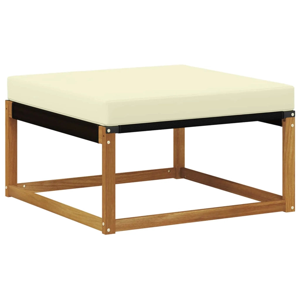 Set di divani da esterno 6 pz Naturale e Crema 3381534