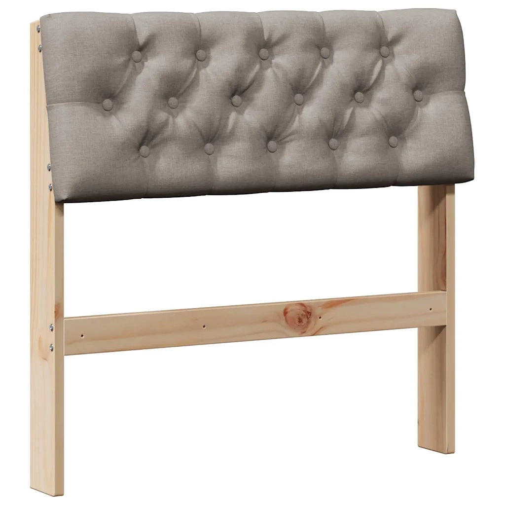 Testiera imbottita Talpa 80 cm Pino massello 879202