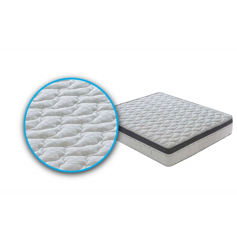 Materasso “Sorrento” a molle insacchettate e memory foam 7cm a 13 Zone Differenziate - 160x200