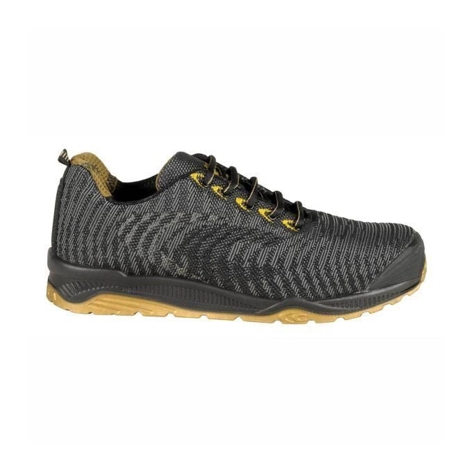 Cofra 79520-001 Option Scarpe Antinfortunistiche Basse S1P SRC Puntale Alluminio Suola Antiperforazione Non Metallica colore Nero Oro