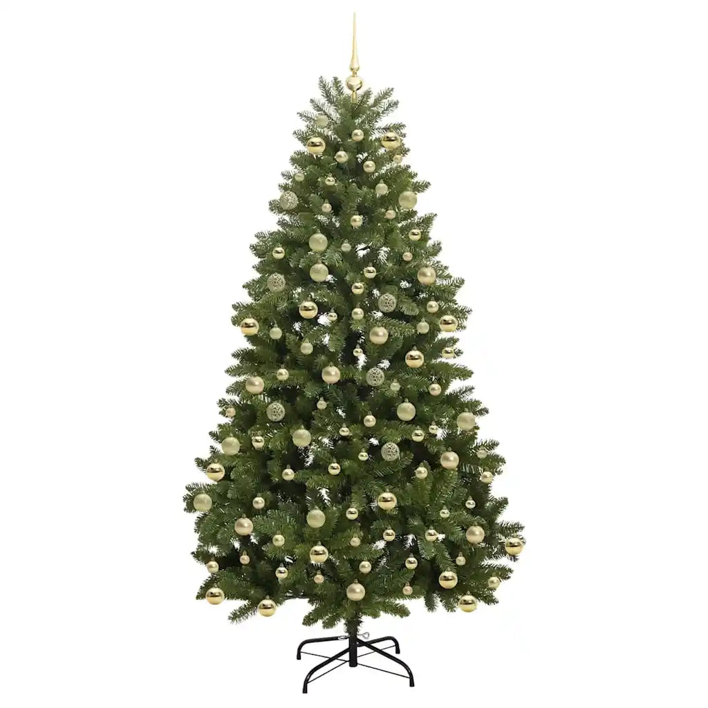 Albero di Natale artificiale Verde 210 cm PVC e Metallo 3395698
