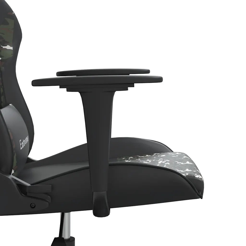 Sedia da Gaming | Sedia da e-sports Nero e Mimetico in Similpelle