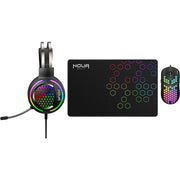Kit Gaming Noua Uranus 3in1 Mouse Cuffie Tappetino