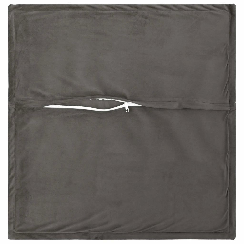 Cuscino con cuscino HOUTEN 12 pz Grigio Scuro Velluto 934623