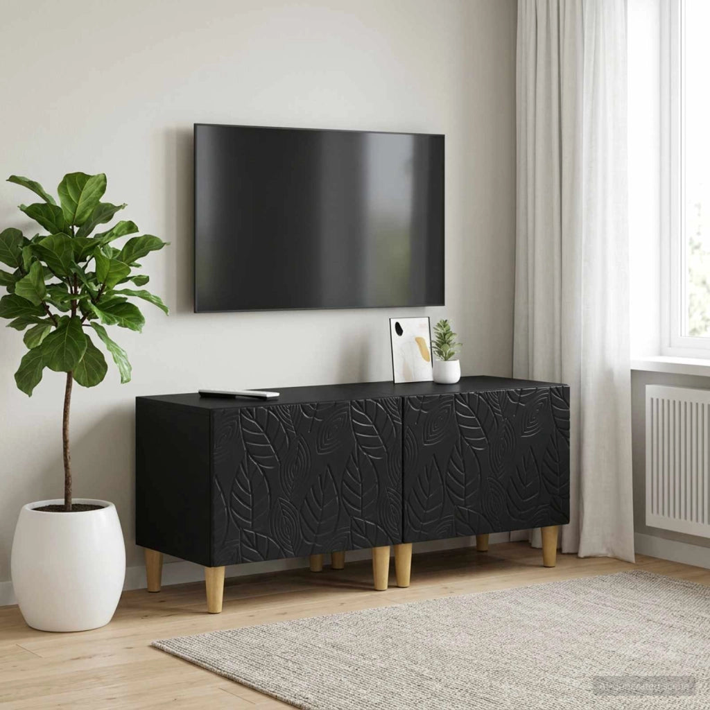 Mobile TV Nero Legno ingegnerizzato 897116