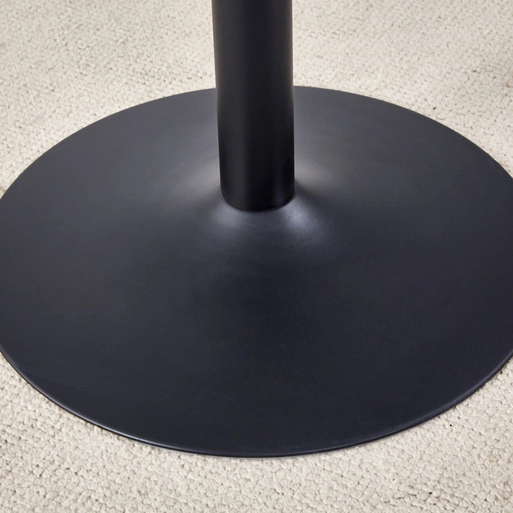 Tavolo da bar in vetro minimalista - Zephmum - Diametro 85 cm Altezza 76 cm