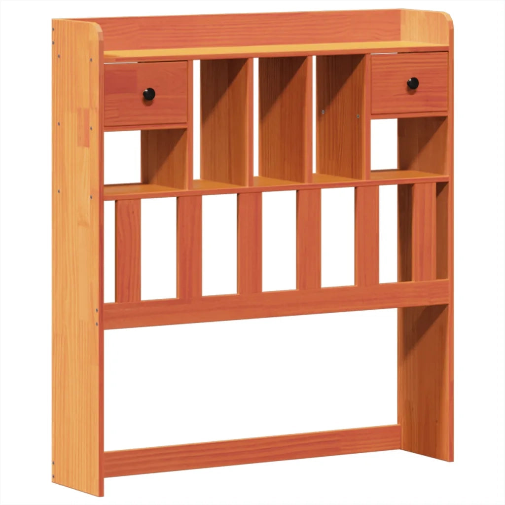 Letto senza Materasso-Struttura Letto Marrone Cera 75x190 cm in Legno di Pino 285090