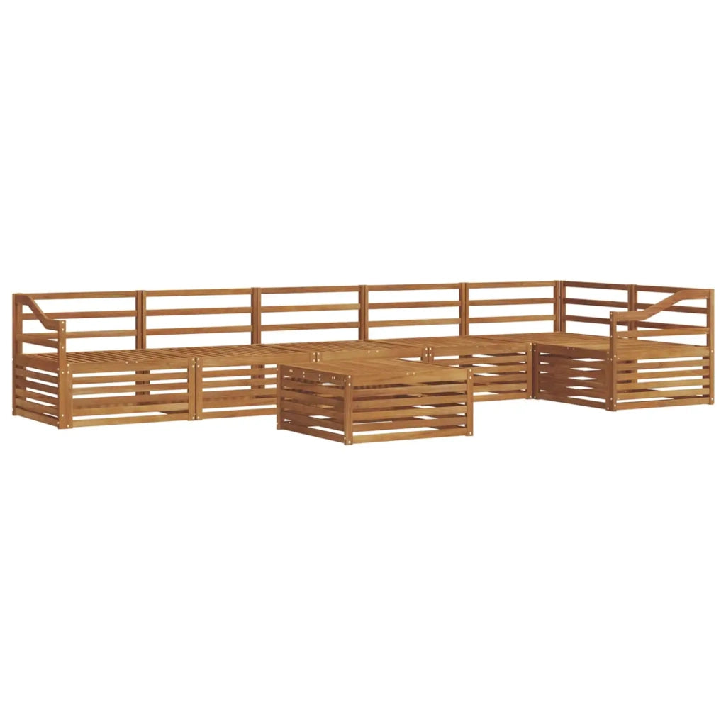 Set di divani da esterno 7 pcs Naturale 3373594