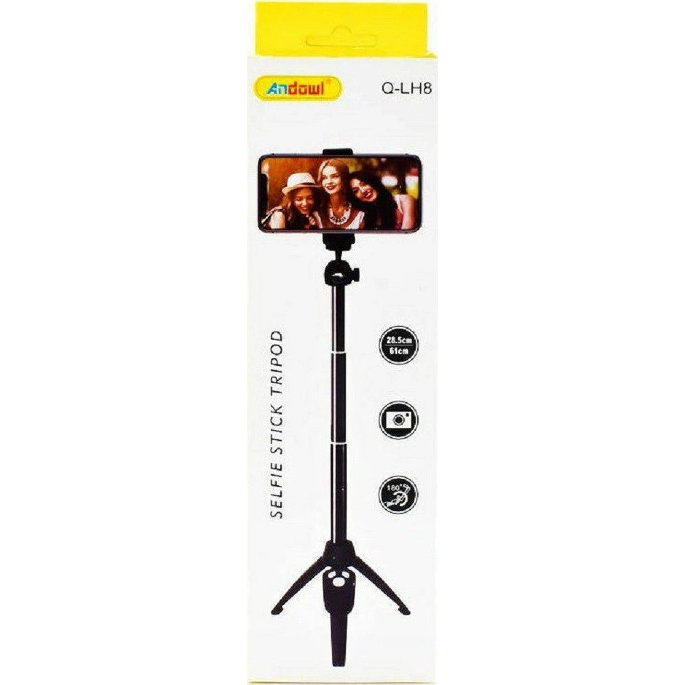 Trade Shop - Treppiedi Per Selfie Stick Per Cellulare Telecamera Controller Bluetooth Q-lh8 -