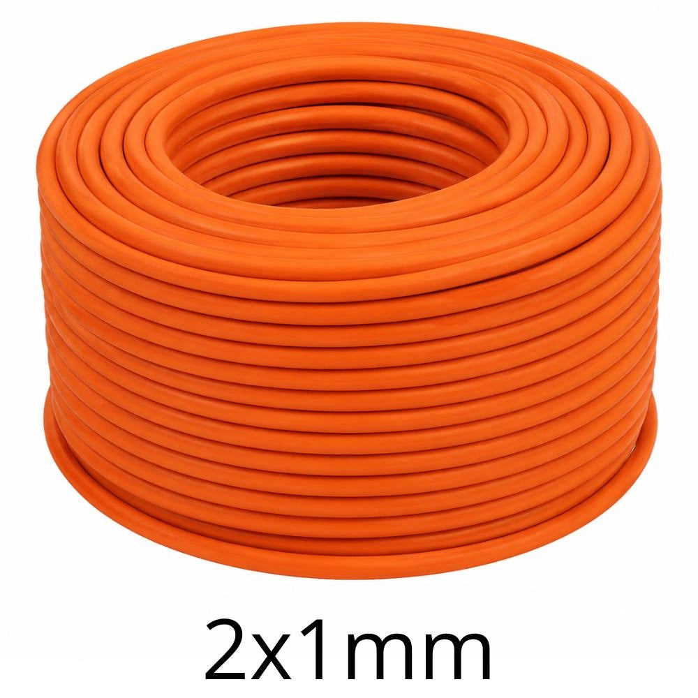 Cavo fror multipolare flessibile antifiamma arancio gommato per impianti *** lunghezza metri 10, sezione conduttore 2...