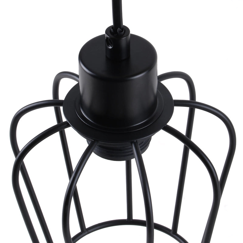 ZMH Lampada da tavolo vintage legno nera metallo E27 1 luce senza lampadina per soggiorno comodino