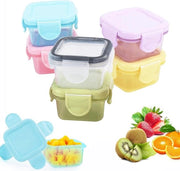 Mini contenitori con coperchio per erbe e salse - Set da 6