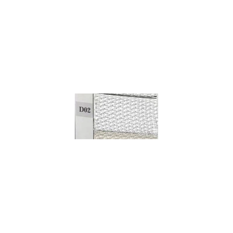 Cassetto poliestere con manici metallo1-7bianco cm 38x28h21