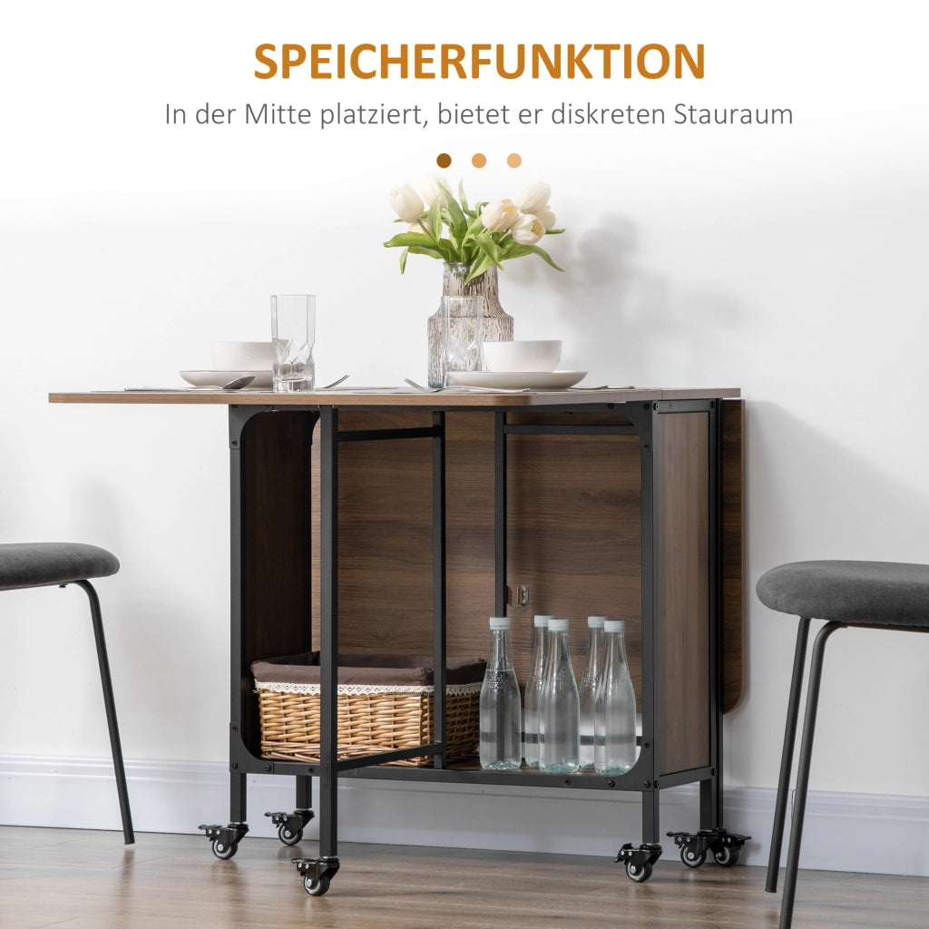 Tavolo Pieghevole ¨C Minimal ¨C 130x80x74, Legno, Marrone