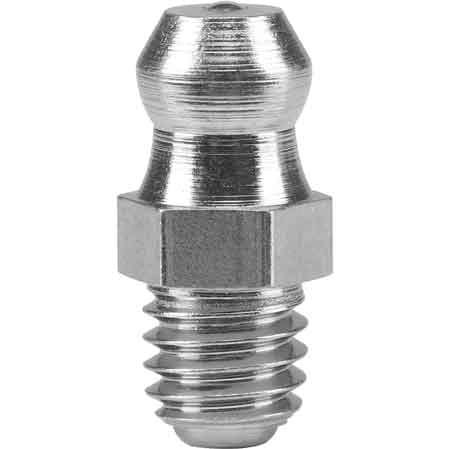 INGRASSATORE TIPO HYDRAULIK DIRITTO 'BLISTER' M8x1 - 10 pezzi- PRESSOL