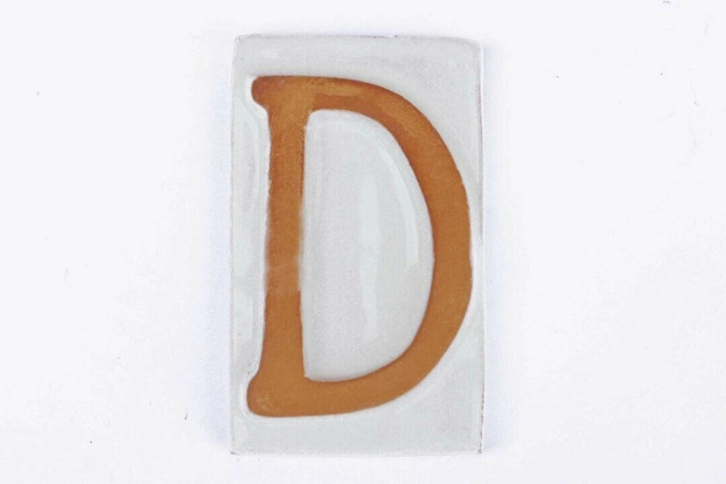 Lettera Numero Civico In Terracotta D Cm 5 Altezza 8 Set 5 Pezzi - Masidef