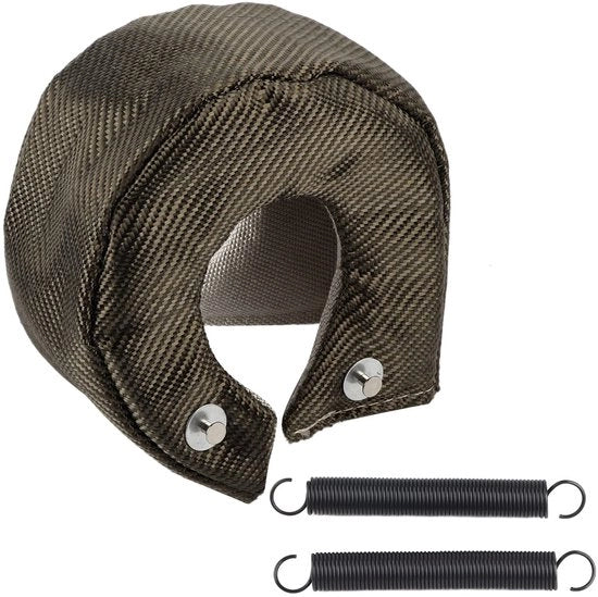 Turbo Deken Warmtebestendig - Turbocharger Deksel - T3/GT35/GT37/GT40/GT42 - Riduce la Turbo Lag - Protegge i Componenti Motore - Montaggio Facile - Isolamento Turbo