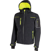 GIUBBOTTO SOFT SHELL SPACE UPOWER  BLACK CARBON L