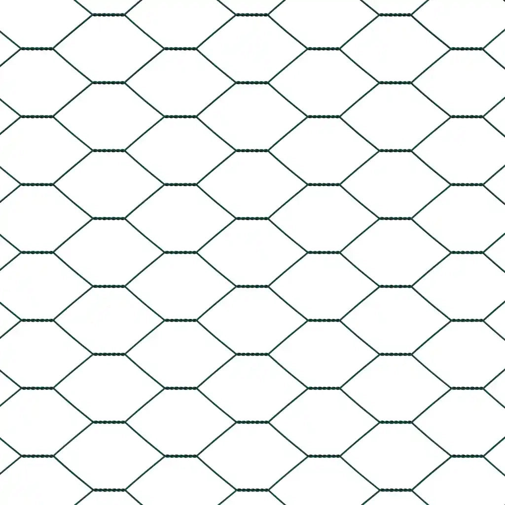 Recinzione Esagonale Verde 0,8 x 100 m PVC 42005455