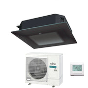 Condizionatore a Cassetta Fujitsu KR Eco Circular Flow Black 36000 Btu AUXG36KRLB Monofase R-32 Wi-Fi Optional con Griglia e Filocomando