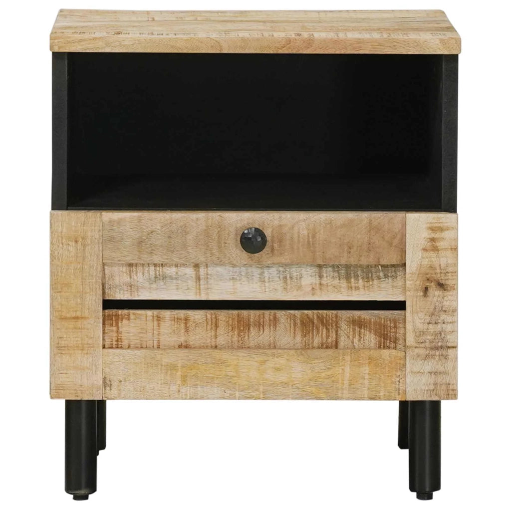 Comodino 2 pcs Marrone 40 x 33 x 46 cm Legno di mango massello 4018851